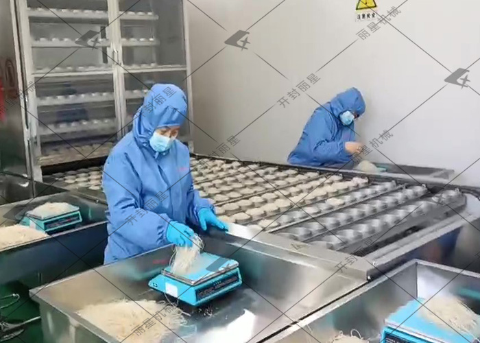 走进河北客户场地，见证leyu·乐鱼
酸辣粉生产线试机运行
